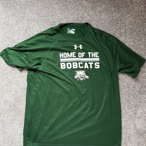 Under Armour Dark Green HeatGear Loose Fit Athletic Tee